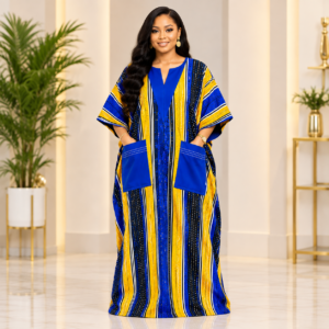 Asooke Bubu – African-Inspired Two-Piece Set | Modest & Elegant